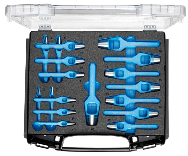 GEDORE Henkellocheisen-Satz in i-BOXX 72, 2-22 mm, 2963469