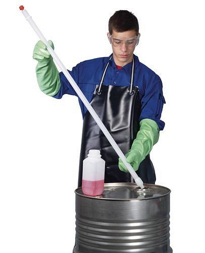 DENIOS Probenehmer LiquiSampler aus PP transparent, Eintauchtiefe 2000 mm, 500 ml, 179397