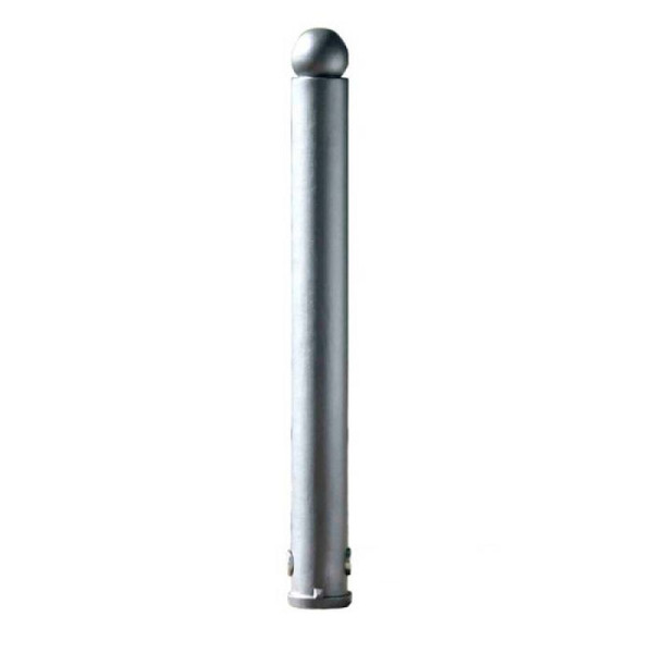 Stein HGS Stilpoller 'Selene', zum Einbetonieren, Bodenhülse (300mm), RAL 6005 moosgrün, herausnehmbar mit 3p-Technologie, mit Dreikant, 1300mm, 40071-03