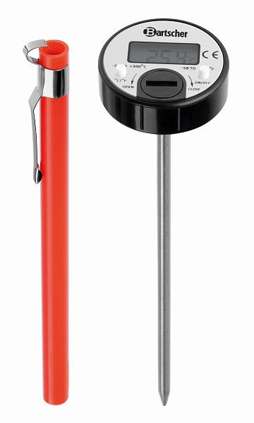 Bartscher Thermometer D3000 KTP, Material: Edelstahl, Kunststoff, 293043, 4015613664255