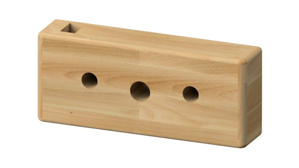 Ulmia Holzklotz zu Vorderzange Modell 67, mit Rechteckbankhakenloch 20 x 29 mm, 01.9039, 4044637197968