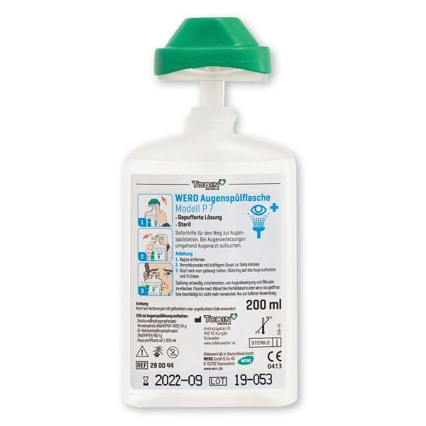 WERO Augenspülflasche Modell P7, VE: 200 ml, 280044