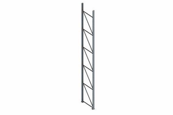 Meta Ständer 85/20 6000x1100 mm, verzinkt, für Palettenregal MULTIPAL, 20078938