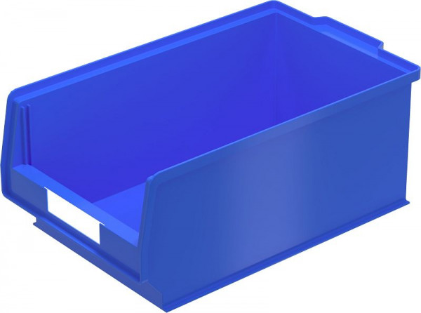 BITO Sichtlagerkasten PK Set inklusive Etikett /PK3 350x210x145 blau, inklusive Etikett, 10 Stück, C0250-0004
