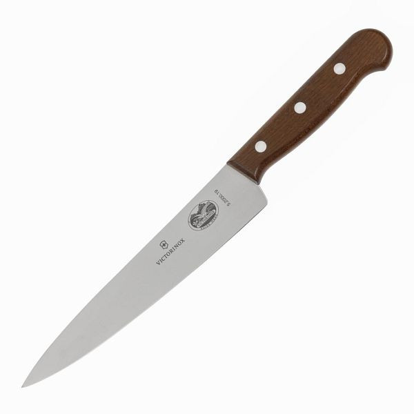 Victorinox Schnitzmesser mit Holzgriff 19cm, Klinge aus eisgehärtetem, rostfreiem Kohlenstoffstahl, DP583