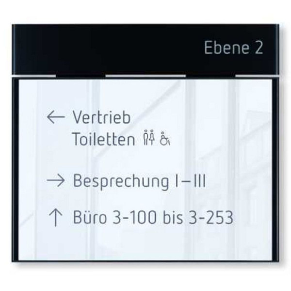Stein HGS Wandschild 'MessengerX', 231 mm, 381 mm, mo2020