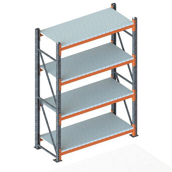 Meta Großfachregal GR 2700x1825x800 mm, verzinkt/RAL 2001, 200188547
