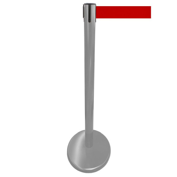Stein HGS Personenleitsystem -P-LINE Future-, Metall/ anthrazit, rot, mit magnetischem Gurtendstück, 12792-0104