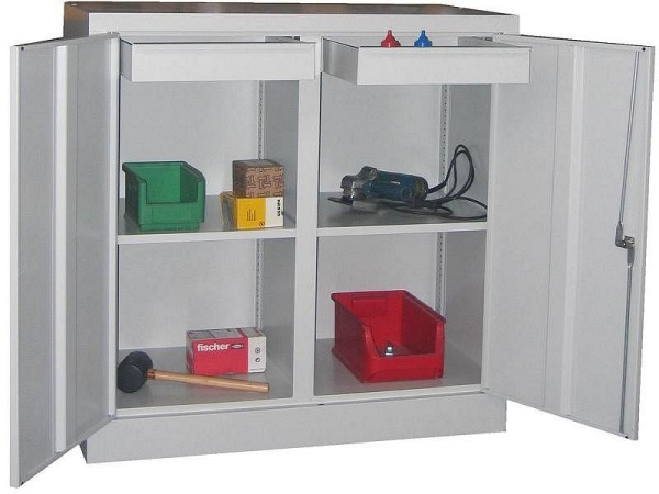 Pavoy Werkzeugschrank 1950/500/1000, gemeinsam verschließbar, 3 Böden gepulvert, 6 Schubladen, 32373-100-006-611300