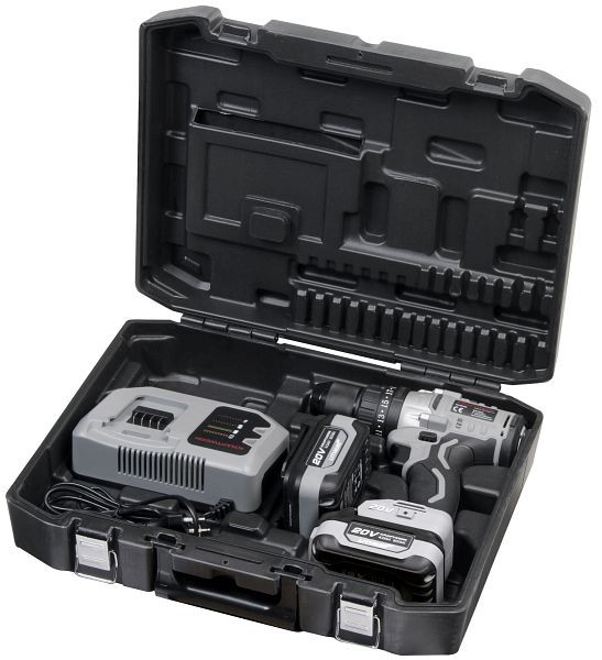 Kraftwerk Akku-Schlagbohrmaschine 20V 4Ah 100Nm inkl. 2 Akkus, 404.000.006