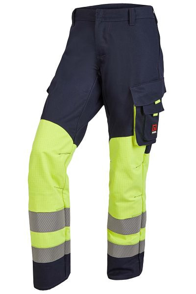 ROFA Bundhose 4592505, Größe 52, Farbe 387-schwarzmarine-leuchtgelb, 4592505-387-52