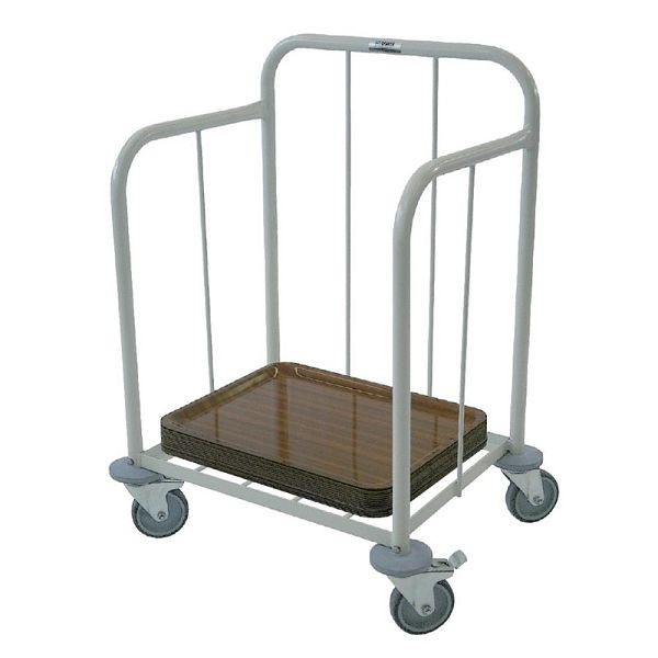 Craven Tablettwagen Stahl, epoxid-beschichtet 84 x 62,5 x 49,5 cm, 100 Tabletts/60 kg, P102
