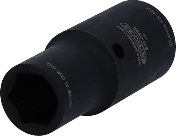 KS Tools 1/2" Spezial-Alu-Felgen 2 in 1 Kraft-Stecknuss, 17,5 / 22,5 mm, 515.0899