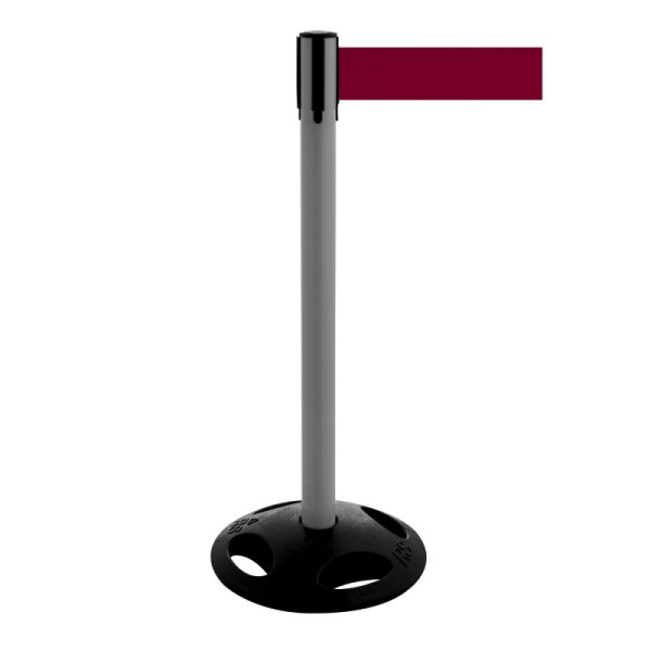 Stein HGS Personenleitsystem -P-Line Maxi-, anthrazit, burgunder, mit magnetischem Gurtendstück, 34175a-1504