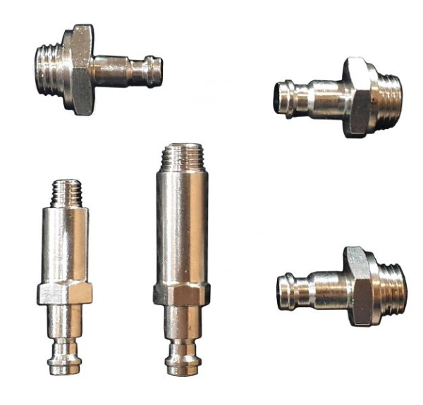 Busching Adapter Hochdruck Benzin Diagnose Set, 5-tlg., Nur in Verbindung 100859 Master Kit, 100893