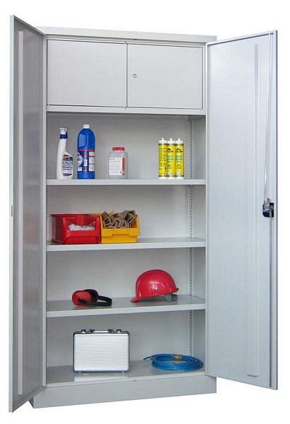 Pavoy Flügeltürenschrank 1950/400/1000, Drehgriff, Wertfach, Böden gepulvert, 31316-100-401-910716