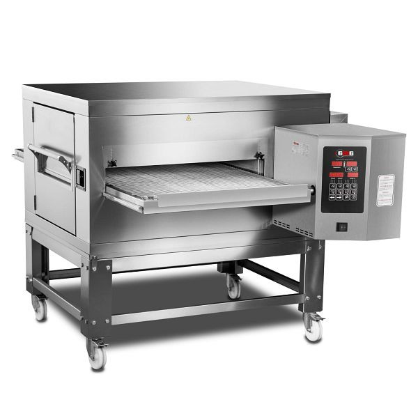 GMG Durchlaufofen mit Kettenband, Bandbreite 810mm, Digitalanzeige für Durchlaufgeschwindigkeit & Temperatur, Elektroanschluss, COE-81100