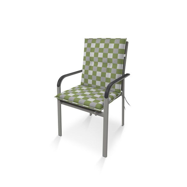 doppler Niederlehner LIVING ca. 100x48x6 cm, grün, grau Karo, 5112154903