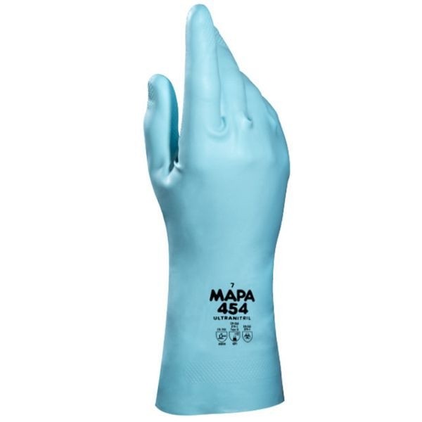 MAPA Chemikalienschutzhandschuhe Ultranitril 454 Größe 9, VE: 10 Paar, 2140341090