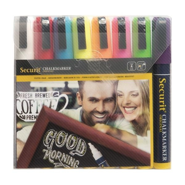 Securit Set Kreidestifte 6mm, einfach zu reinigen, Y999