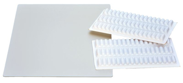 Gmöhling Transportkiste G®-BOX Zubehör Set Trennwand 4 + Führungen, Eloxiertes Aluminium, 045150055