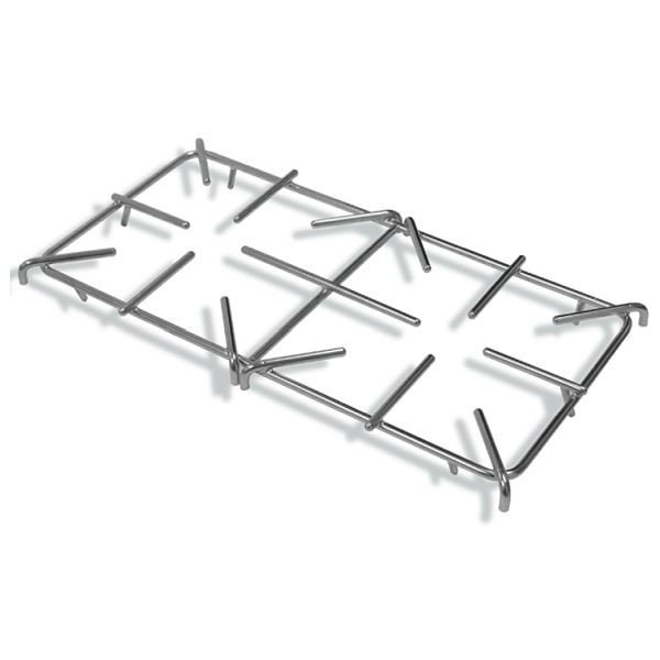 Mareno M1-900 Pfannenrost aus Edelstahl für 2 Brenner, AG912, 191.122