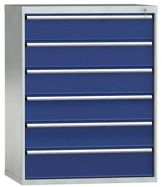 KLW Schubladenschrank 1325 x 1031 x 750 mm H x B x T, Einbaumaß: 1225 mm, Einteilung: 54x36 Einheiten, EA / 100 kg, SJB1325-06EP-001