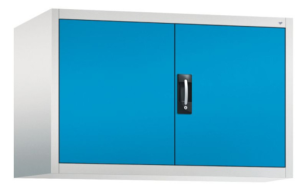 C+P Aufsatzschrank Acurado, H790xB1200xT600mm, Farbe: Lichtgrau / Lichtblau, Muldengriff, 9495-009 S10004