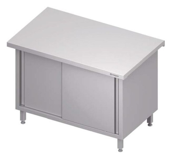 Stalgast Neutralausgabe "Free Flow" mit Schiebetüren 1500x735x880 mm Edelstahlabdeckung, FF15124