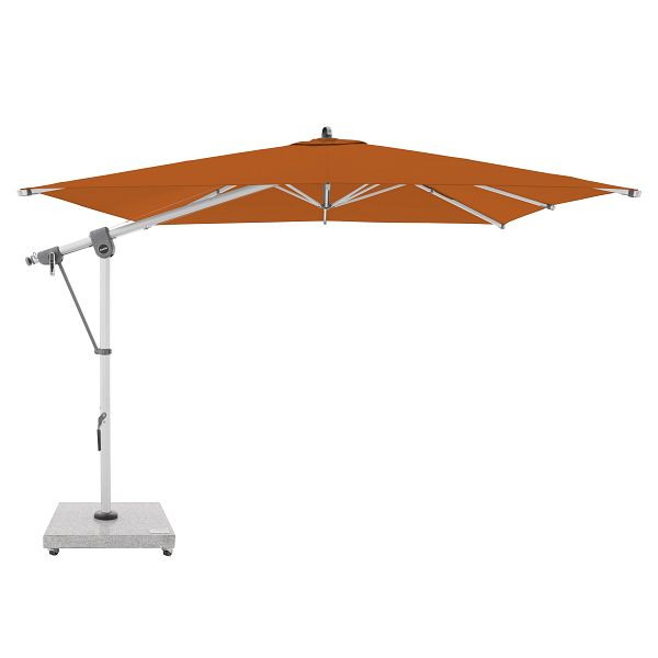 doppler Pendelschirm EXPERT, 300x300cm, 8 teilig, Design: T831 terracotta, 465247T831