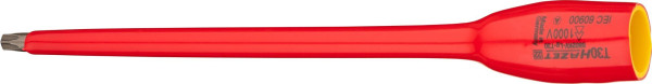 Hazet Schraubendreher-Steckschlüsseleinsatz, Vierkant hohl 10 mm, Innen TORX® Profil, T30, Lange Ausführung, 8802KV-LG-T30