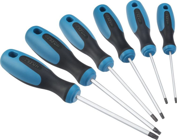Hazet Schraubendreher Satz, Innen TORX® Profil, T10 - T30, Anzahl Werkzeuge: 6, 810T/6