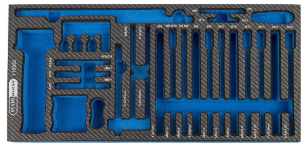 Stahlmaxx Schaumeinlage Glühkerzen Ausbohrwerkzeug 1/3, XXL-115953S