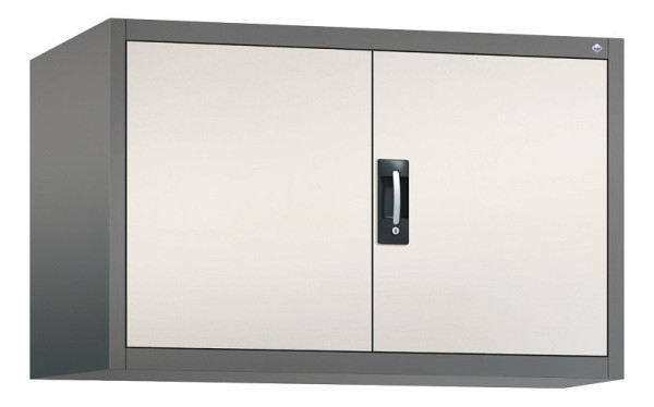 C+P Aufsatzschrank Acurado, H790xB1200xT600mm, Farbe: Vulkangrau / Perlweiß, Muldengriff, 9495-000 S10025