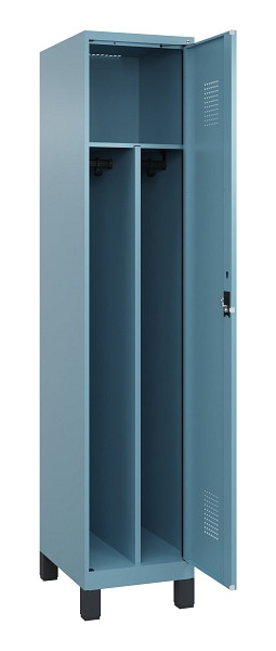 C+P Spind Evolo PLUS, mit Füßen, 1 Abteil, 1950x400x500mm, 0010/0010, Verschluss Zylinderschloss, 049010-12F S10048
