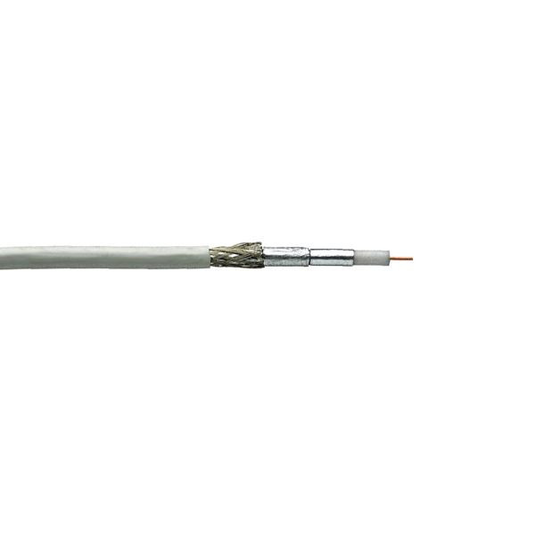 bda connectivity SAT CATV Antennenkabel TELASS 3000 (A++) weiß - 250m Reel-in-Box, 38610185