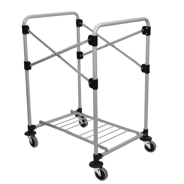 Rubbermaid X-Cart Gestell 150 Liter, robuster pulverbeschichteter Edelstahlrahmen verhindert Rostbildung, GH665