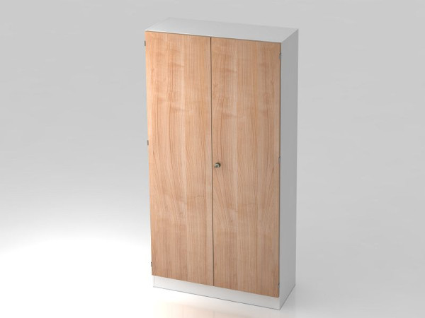 Hammerbacher Schrank 5OH, Sockelblende SG Weiß/Nussbaum, V6910/W/N/SG