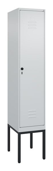 C+P Umkleidespind Classic PLUS, Gestell, 2120x400x500mm, 7035/7035, Drehriegel, 0800307-12 S10009