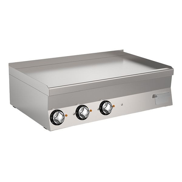 Mareno M1-600 Elektrische Grillplatte mit glatter verchromter Platte, 100cm, 161.075
