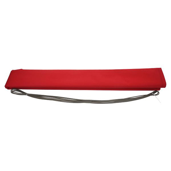 Mendler Ersatz-Bezug für Markise HWC-H27, Vollkassette Ersatzbezug Sonnenschutz 6x3m, Polyester bordeaux-rot, 76558
