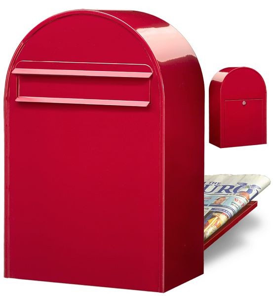Bobi Classic B Großraum-Briefkasten RAL 3001, Farbe: rot, 01.01.09.01