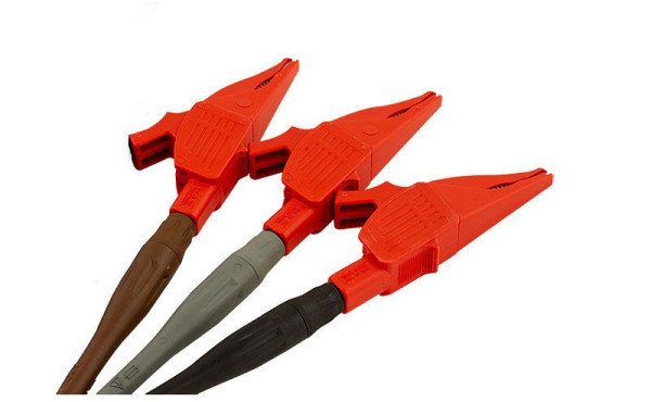 Gossen Metrawatt Delphinklemme 1000V / CAT III, rot für LINAX PQ5000MOBILE, 182709