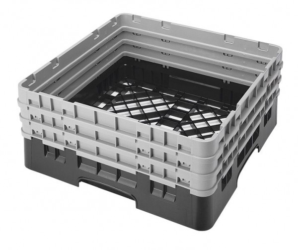 Cambro Spülkorb Basiskorb Camrack® mit 3 Extender, Farbe: Schwarz, BR712110