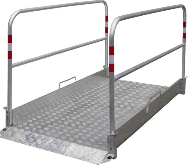 Schake Grabenbrücke aus Aluminium, Breite: 1,00 m, Länge: 2,20m, 20281