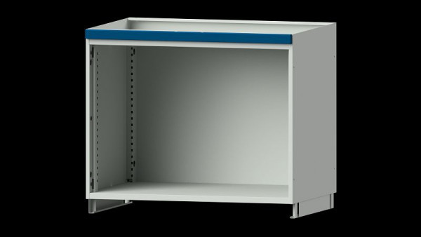 ANKE Werkbänke Aufsatzschrank modulares Schranksystem, Modell 300, 1015 x 720 x 800 mm, RAL 7035/5010, Leergehäuse offen, 631.290