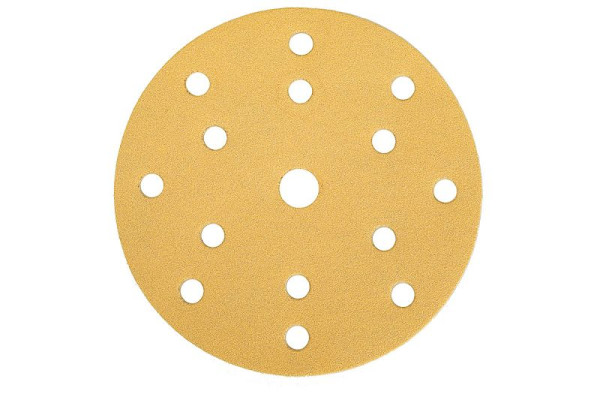 Mirka Schleifscheibe GOLD 150mm GRIP 15L P80, VE: 10 Stück, 23611F1080