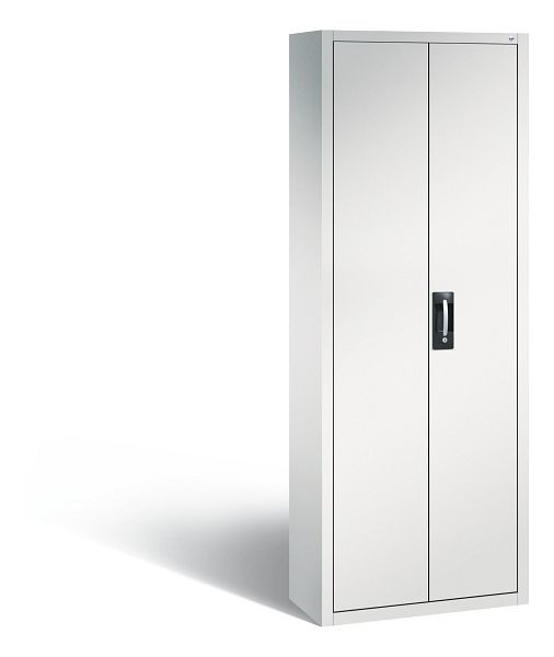 C+P Magazinschrank Serie 13, H1980xB700xT300mm, Farbe: Lichtgrau, Muldengriff, 133113A22 S10008