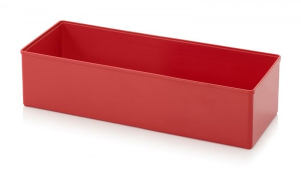 Auer Einsatzkästen für Sortimentsboxen, 26 x 10,4 x 6,3 cm, Verkehrsrot, SB E 25-3020