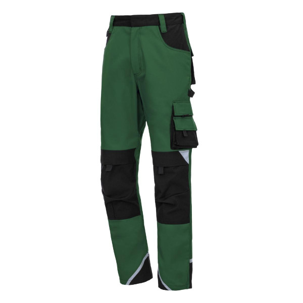 NITRAS MOTION TEX PLUS, Arbeitshose, lang, Größe: 106, Farbe: grün, VE: 10 Stück, 7614-106